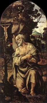 フィリッピーノ・リッピ Painting - 聖ヒエロニムス 1490年代 クリスチャン・フィリッピーノ・リッピ